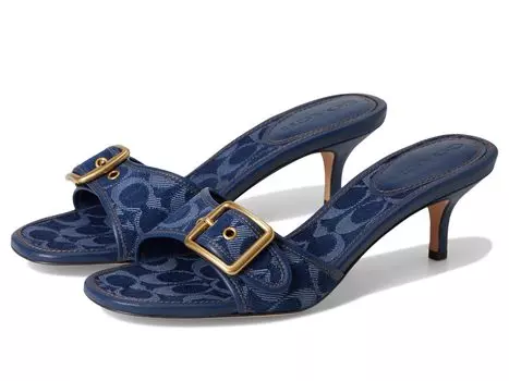 Сандалии COACH Margot Signature C Sandals, цвет Deep Blue