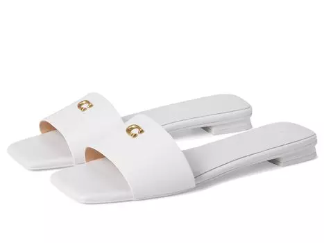 Сандалии COACH Sculpted C Sandals, цвет Optic White