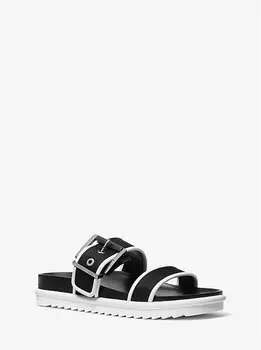 Сандалии Colby из двухцветного неопрена Michael Kors, белый