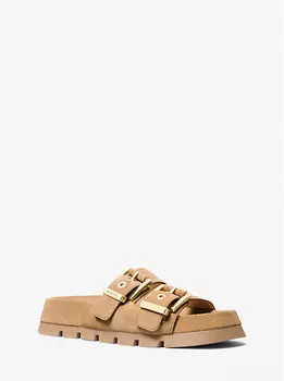 Сандалии Colby Suede Flat Michael Kors, коричневый