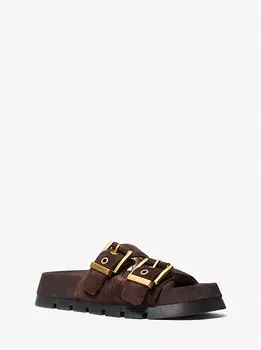 Сандалии Colby Suede Flat Michael Kors, коричневый