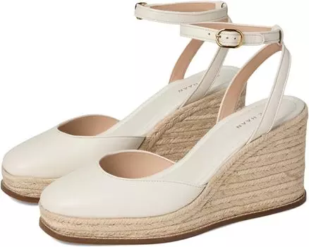 Сандалии Cole Haan Cloudfeel Kyra Espadrille Wedges, цвет Ivory Leather