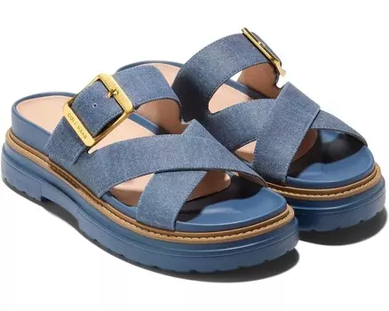 Сандалии Cole Haan Fraya Slide, цвет Denim Suede