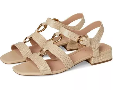 Сандалии Cole Haan Lyanna Link Sandals, цвет Oat Lizard Print Leather