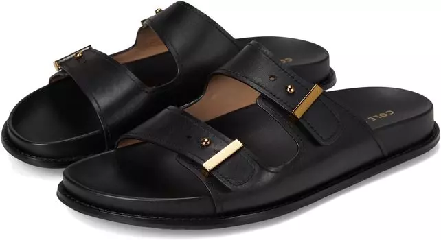 Сандалии Cole Haan Marisol Footbed Sandals, цвет Black Leather