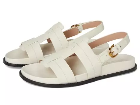 Сандалии Cole Haan Marlee Fisherman Footbed Sandals, цвет Ivory Leather