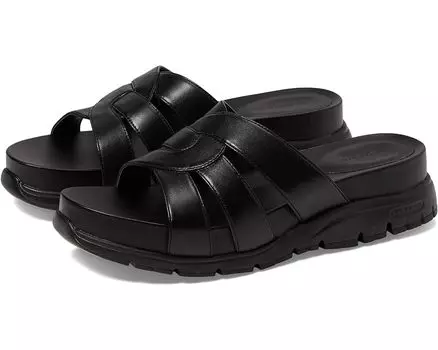 Сандалии Cole Haan Zerogrand Slotted Slide, цвет Black/Black