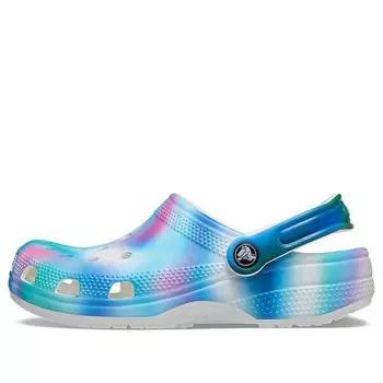 Сандалии colorful beach multi-color white sandals Crocs, белый