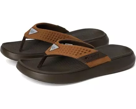 Сандалии Columbia Boatside Flip Lea, цвет Tundra/Light Brown