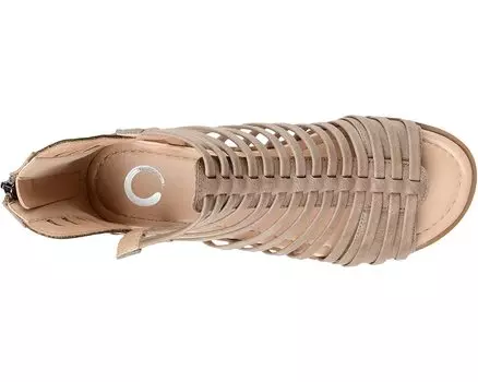 Сандалии Comfort Foam Delilah Sandal Journee Collection, коричневый