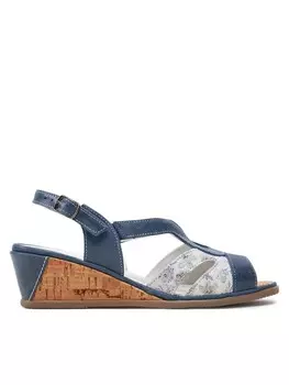 Сандалии Comfortabel Dunkelblau, темно-синий/белый