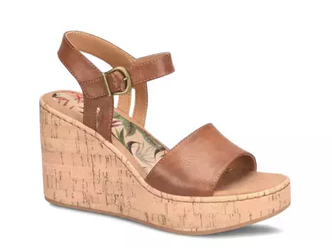 Сандалии Corrie Wedge Sandal B.O.C. Born Concept, цвет darktan