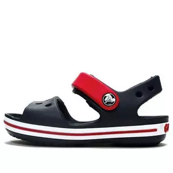 Сандалии crocband sandals 'navy red' Crocs, синий