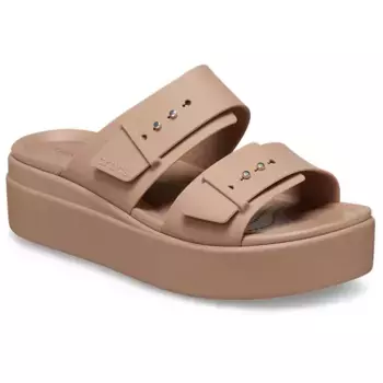 Сандалии Crocs Brooklyn LowWedge, золотой