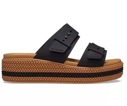 Сандалии Crocs Brooklyn Woven, черный