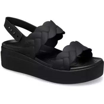 Сандалии Crocs Brooklyn Woven Upper Lw, черный