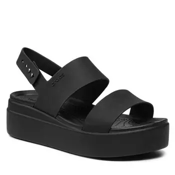Сандалии Crocs BrooklynLow Wedge, черный
