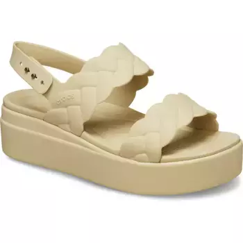 Сандалии Crocs Brooklynoven Upper L, бежевый