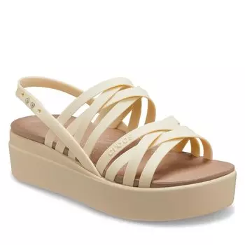 Сандалии Crocs BrooklynStrappy Low, бежевый