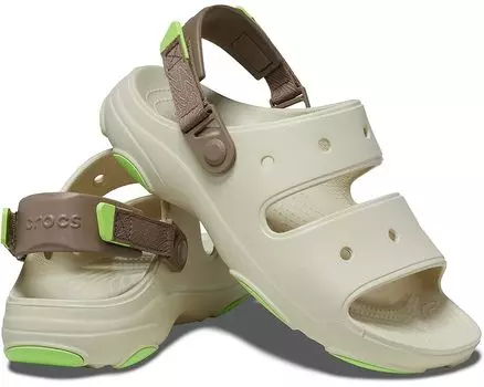 Сандалии Crocs Classic All-Terrain Sandal, цвет Bone/Multi