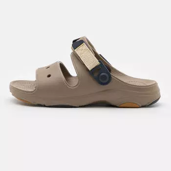 Сандалии Crocs Classic All Terrain Unisex, бежево-коричневый/черный/оранжевый