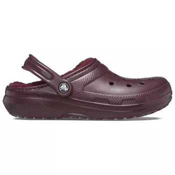 Сандалии Crocs Classic Lined Clog, цвет Dark Cherry