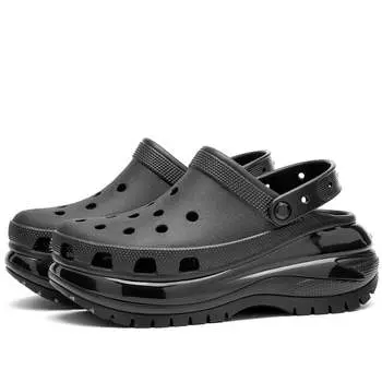 Сандалии Crocs Classic Mega Crush Clog, черный