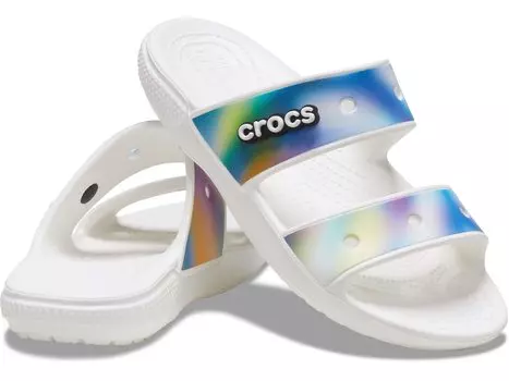 Сандалии Crocs Classic Sandal - Tie-Dye Graphics