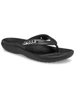 Сандалии Crocs Clogs Classic Flip, черный