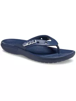 Сандалии Crocs Clogs Classic Flip, темно синий