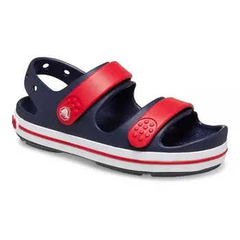 Сандалии Crocs Crocband Cruiser для малышей, цвет Navy Varsity Red
