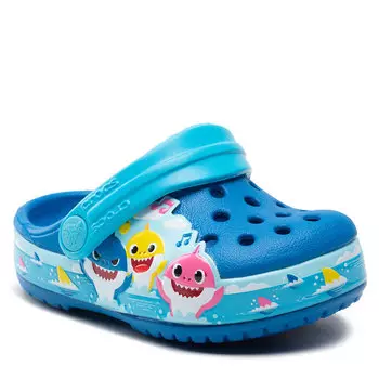 Сандалии Crocs CrocsflbabyShark Band, синий