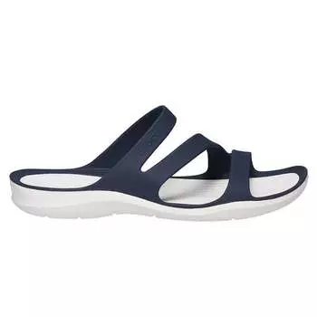 Сандалии Crocs, цвет Navy/White