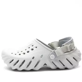 Сандалии Crocs Echo Clog, серо-белый