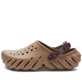 Сандалии Crocs Echo Clog, темно-коричневый