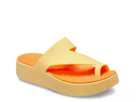 Сандалии Crocs Getaway Platform, желтые