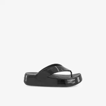 Сандалии Crocs Getaway резиновые на платформе, черный