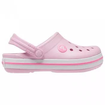 Сандалии Crocs Kid's Crocband Clog T, цвет Ballerina Pink