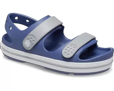 Сандалии Crocs Kids Crocband Cruiser Sandal, цвет Bijou Blue/Light Grey