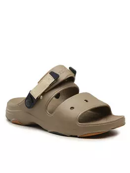 Сандалии Crocs, коричневый