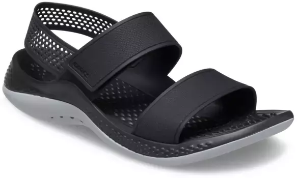 Сандалии Crocs "LiteRide 360 Sandal", летняя обувь, сандалии, сандалии с ремешками, на гибкой подошве, серый