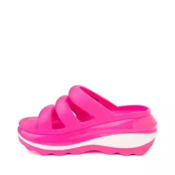 Сандалии Crocs Mega Crush Triple Strap Sandal, цвет Pink Crush