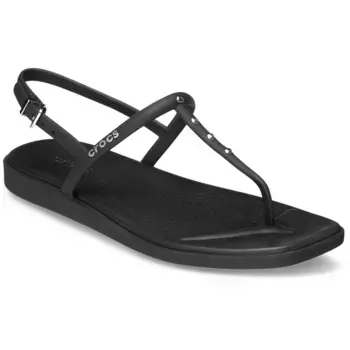 Сандалии Crocs Miami Studded Thong, черный