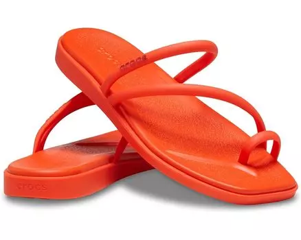 Сандалии Crocs Miami Toe Loop, цвет Lava