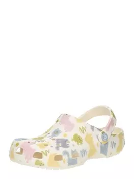Сандалии Crocs Sandals & Slippers Classic Pastel Pets, светло-бежевый