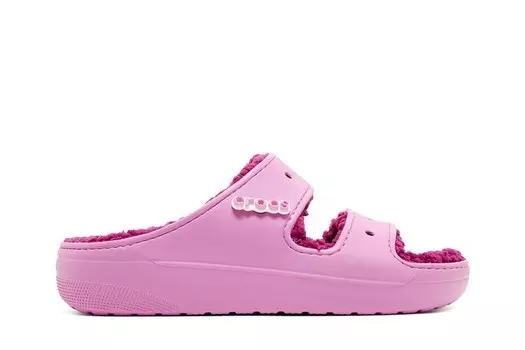 Сандалии Crocs Saweetie x Classic Cozzzy Sandal Taffy Pink, розовый