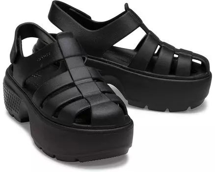 Сандалии Crocs Stomp Fisherman Sandal, черный