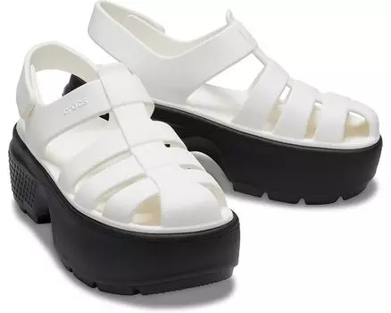 Сандалии Crocs Stomp Fisherman Sandal, цвет Chalk