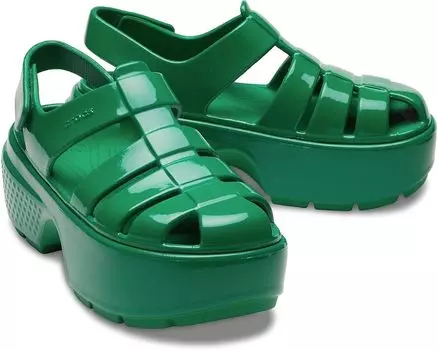 Сандалии Crocs Stomp Fisherman Sandal, цвет Green Ivy