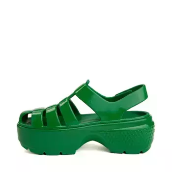 Сандалии Crocs Stomp Platform Fisherman Sandal, цвет Green Ivy